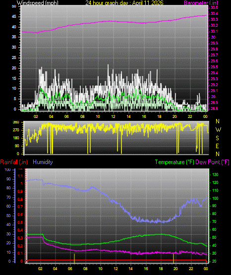 24 Hour Graph for Day 11